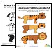 mix and match animals worksheets