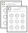 time worksheets