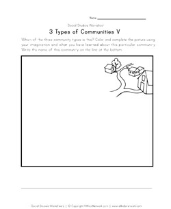 suburban community worksheet