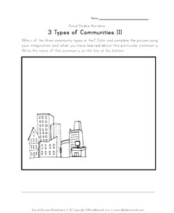 urban community worksheet